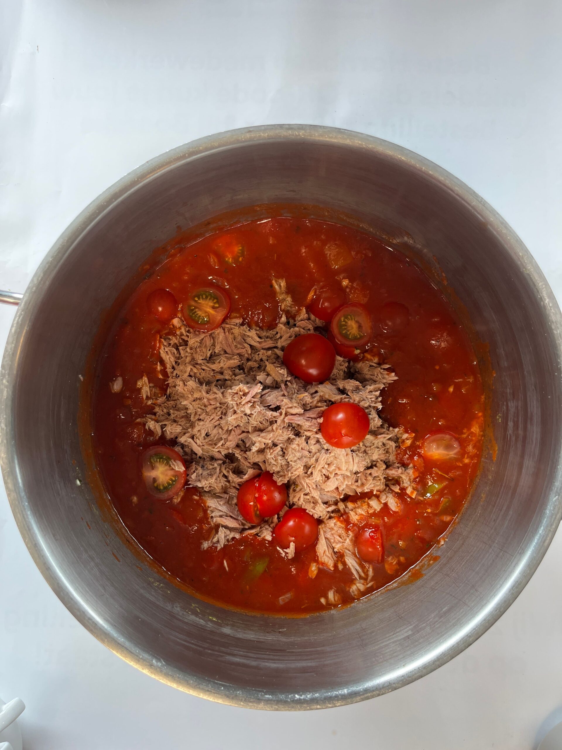 Stap 3 pasta tonijn